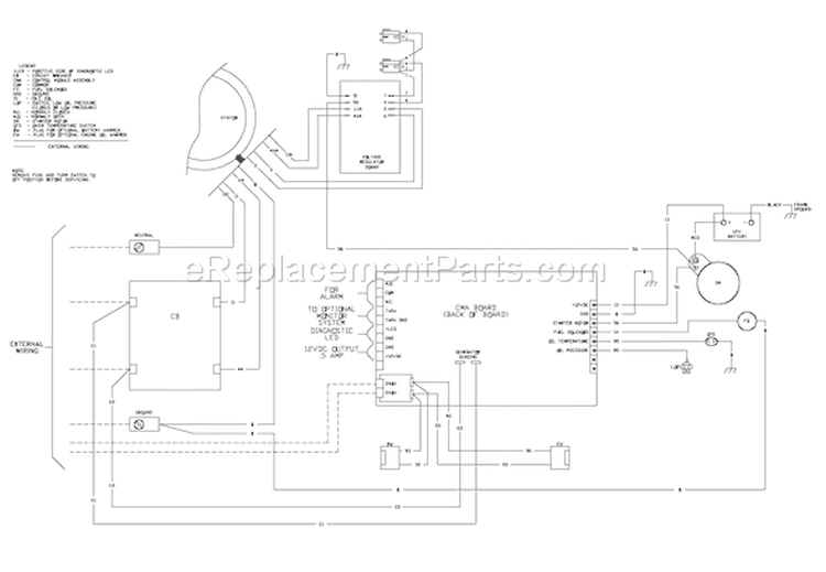 Page F Diagram and Parts List for 040226-0  Briggs and Stratton Generator